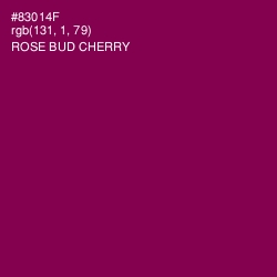 #83014F - Rose Bud Cherry Color Image