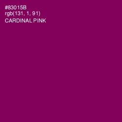 #83015B - Cardinal Pink Color Image