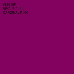 #83015F - Cardinal Pink Color Image