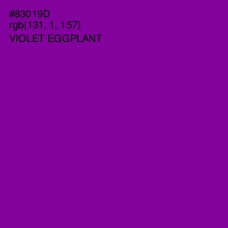 #83019D - Violet Eggplant Color Image