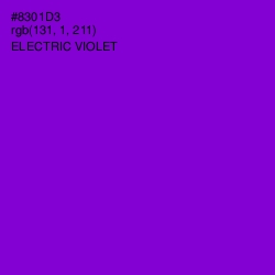 #8301D3 - Electric Violet Color Image