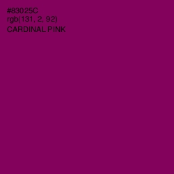 #83025C - Cardinal Pink Color Image