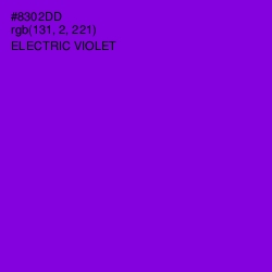#8302DD - Electric Violet Color Image