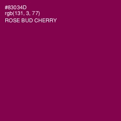 #83034D - Rose Bud Cherry Color Image