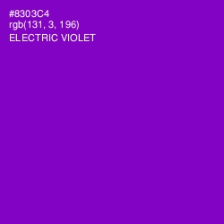 #8303C4 - Electric Violet Color Image