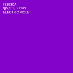#8303CA - Electric Violet Color Image