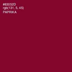 #83052D - Paprika Color Image