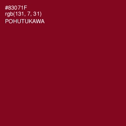 #83071F - Pohutukawa Color Image