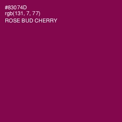 #83074D - Rose Bud Cherry Color Image