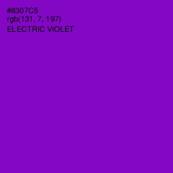 #8307C5 - Electric Violet Color Image