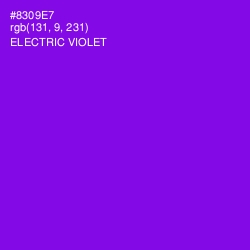 #8309E7 - Electric Violet Color Image