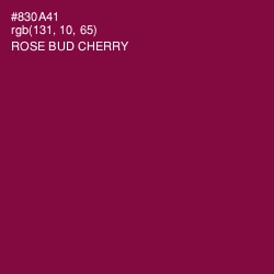 #830A41 - Rose Bud Cherry Color Image