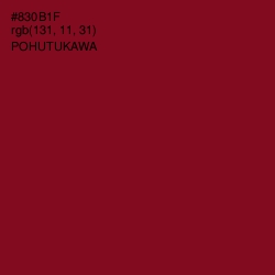 #830B1F - Pohutukawa Color Image