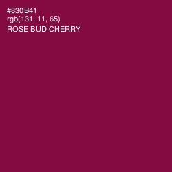#830B41 - Rose Bud Cherry Color Image