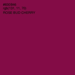 #830B46 - Rose Bud Cherry Color Image