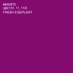 #830B70 - Fresh Eggplant Color Image