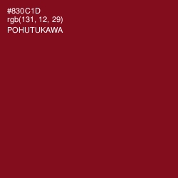 #830C1D - Pohutukawa Color Image