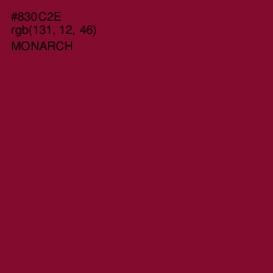 #830C2E - Monarch Color Image