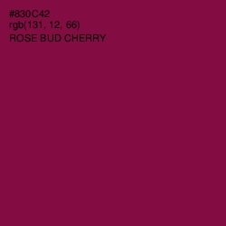 #830C42 - Rose Bud Cherry Color Image