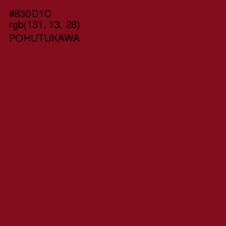 #830D1C - Pohutukawa Color Image