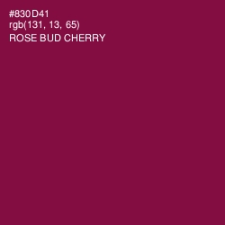 #830D41 - Rose Bud Cherry Color Image