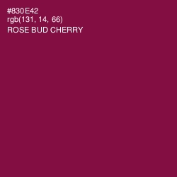 #830E42 - Rose Bud Cherry Color Image