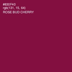 #830F40 - Rose Bud Cherry Color Image