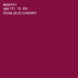 #830F41 - Rose Bud Cherry Color Image