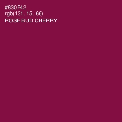 #830F42 - Rose Bud Cherry Color Image