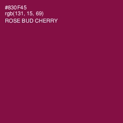 #830F45 - Rose Bud Cherry Color Image