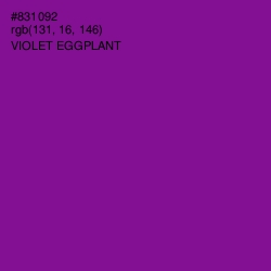 #831092 - Violet Eggplant Color Image