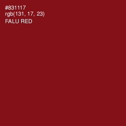 #831117 - Falu Red Color Image