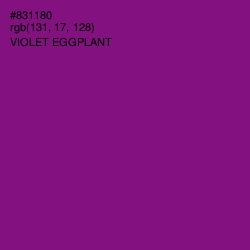 #831180 - Violet Eggplant Color Image