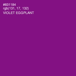 #831184 - Violet Eggplant Color Image