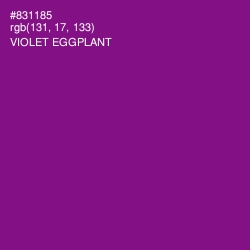 #831185 - Violet Eggplant Color Image