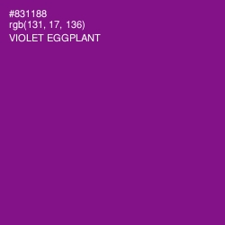 #831188 - Violet Eggplant Color Image