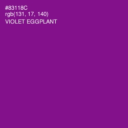 #83118C - Violet Eggplant Color Image