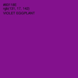 #83118E - Violet Eggplant Color Image