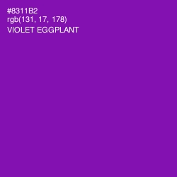 #8311B2 - Violet Eggplant Color Image