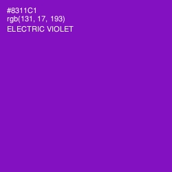 #8311C1 - Electric Violet Color Image