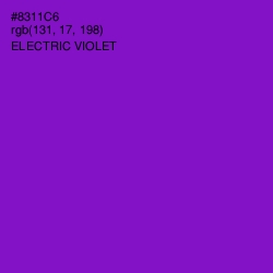 #8311C6 - Electric Violet Color Image