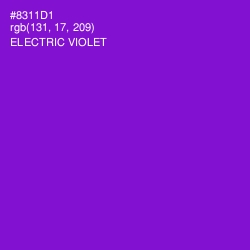 #8311D1 - Electric Violet Color Image