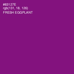 #83127E - Fresh Eggplant Color Image