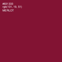 #831333 - Merlot Color Image