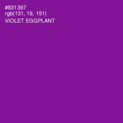 #831397 - Violet Eggplant Color Image