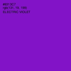 #8313C7 - Electric Violet Color Image