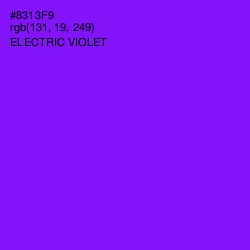 #8313F9 - Electric Violet Color Image