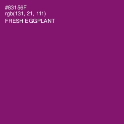 #83156F - Fresh Eggplant Color Image