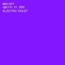 #8315FF - Electric Violet Color Image