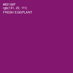 #83166F - Fresh Eggplant Color Image